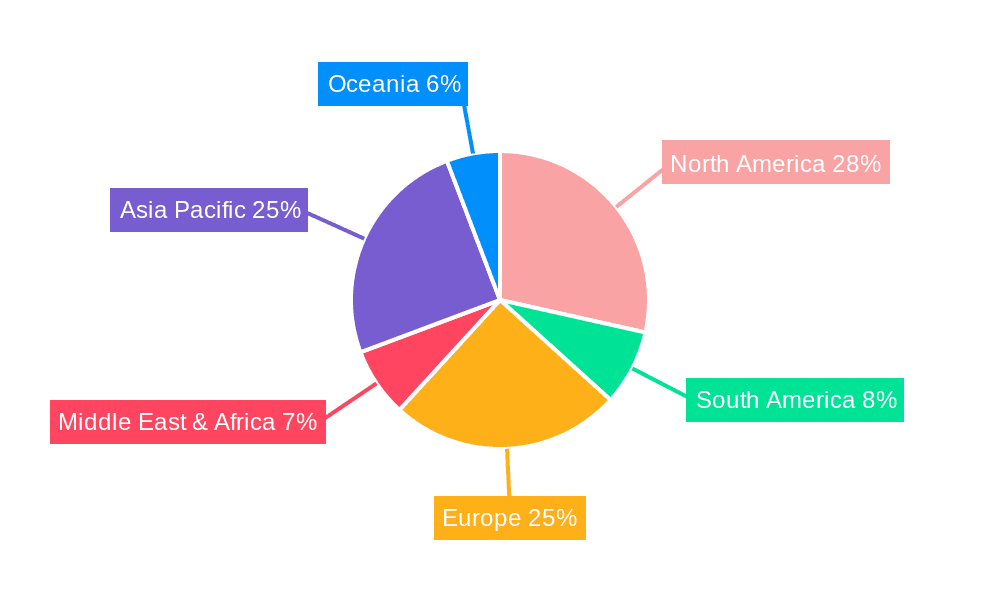 Steel Solid Rivet Market Share by Region - Global Geographic Distribution