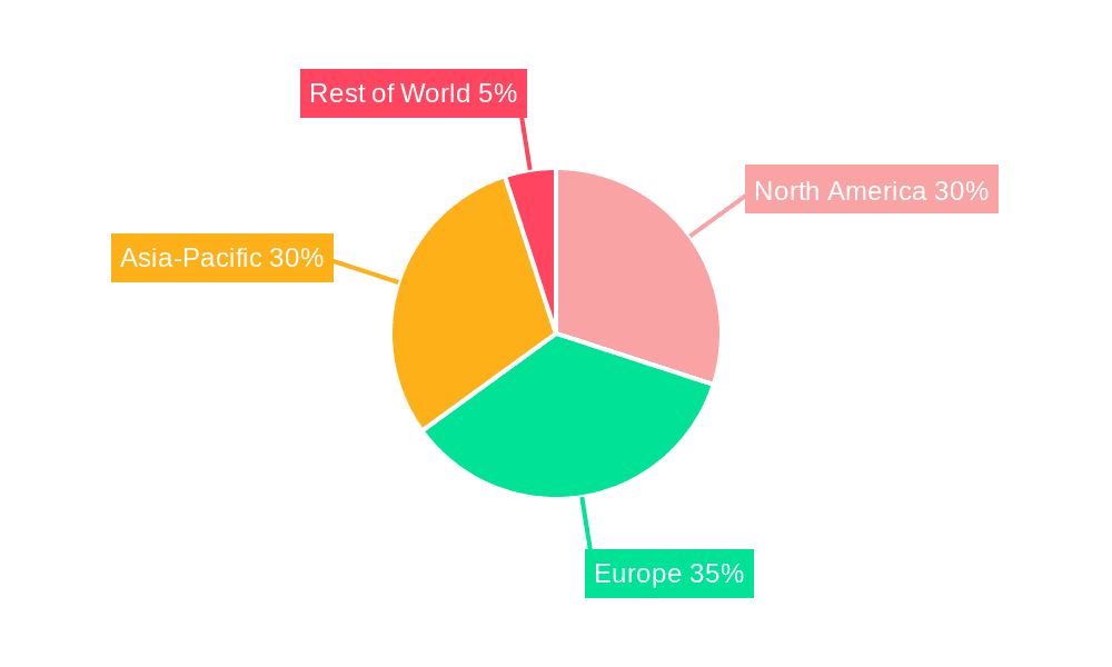 Terephthalonitrile Market Share by Region - Global Geographic Distribution