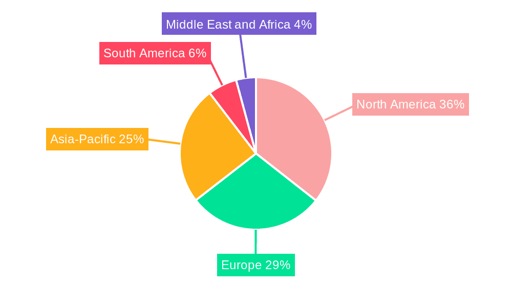 Thermal Insulation Market Share by Region - Global Geographic Distribution