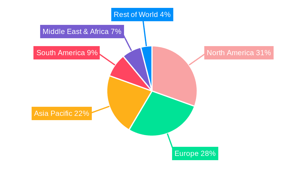 Tomato Red Sauce Market Share by Region - Global Geographic Distribution