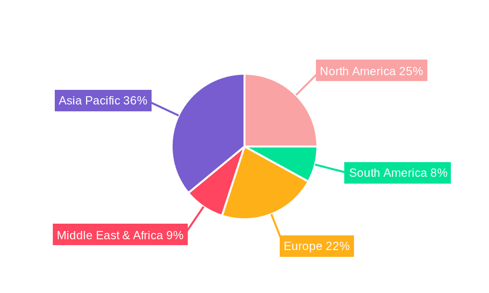 Transformer Market Share by Region - Global Geographic Distribution