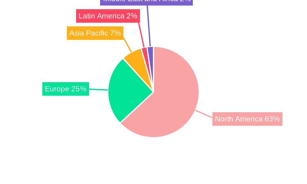 U.S. Mini Fridge Market Market Share by Region - Global Geographic Distribution