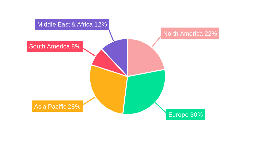 Whey Market Share by Region - Global Geographic Distribution