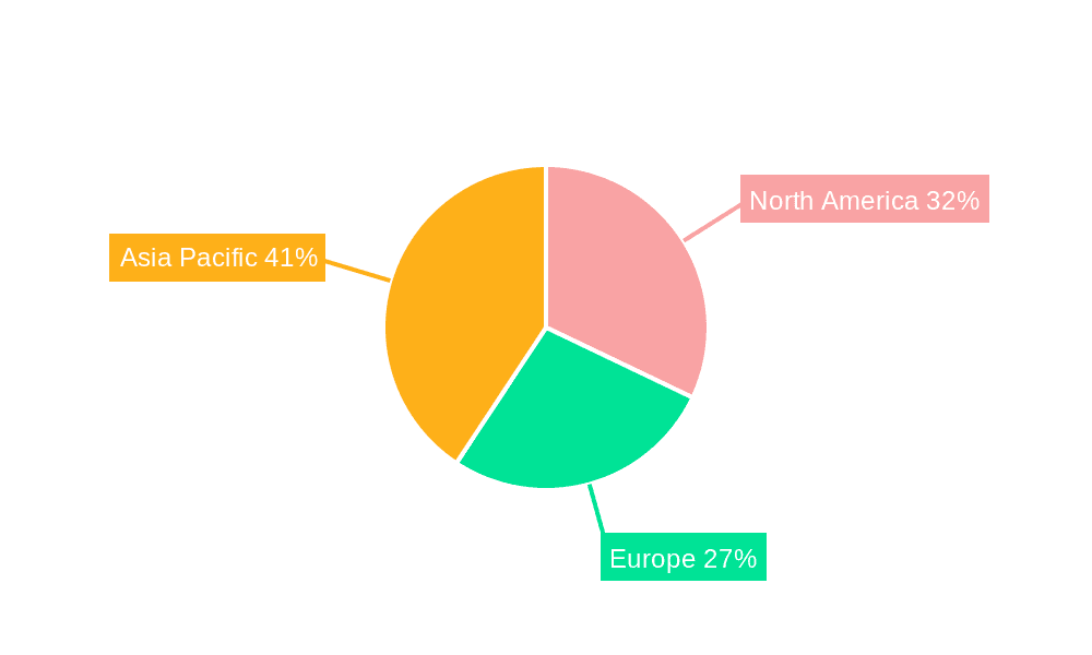 Wi-Fi IoT Market Share by Region - Global Geographic Distribution