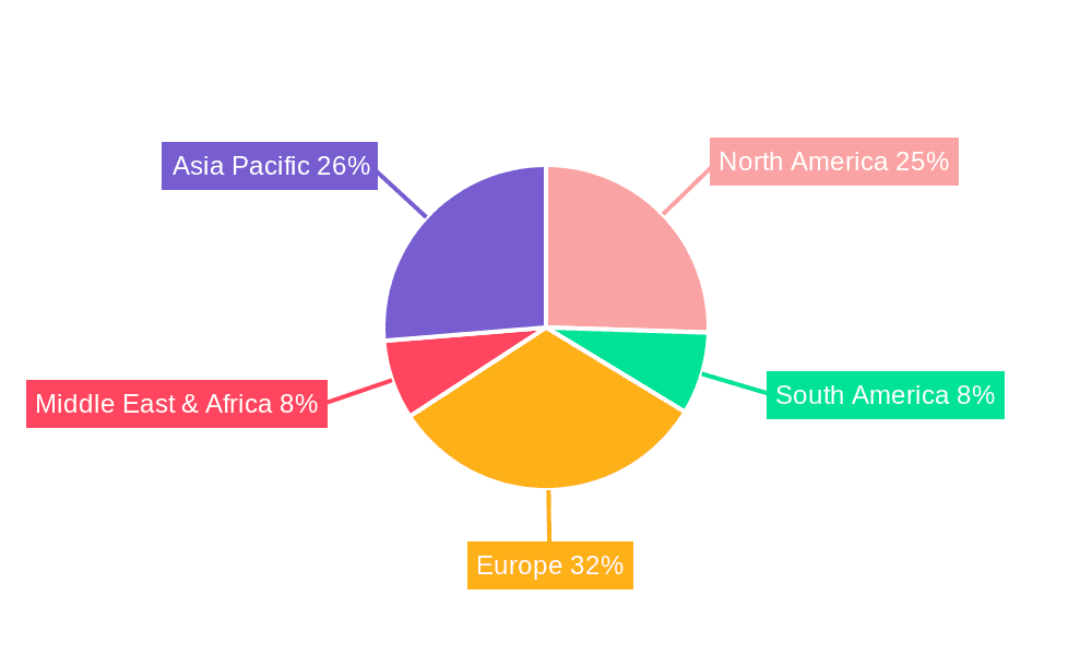 Wine Packaging Market Share by Region - Global Geographic Distribution