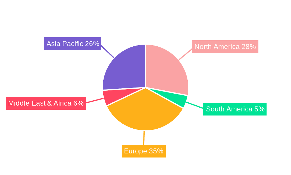 Zero Emission Trucks Market Share by Region - Global Geographic Distribution