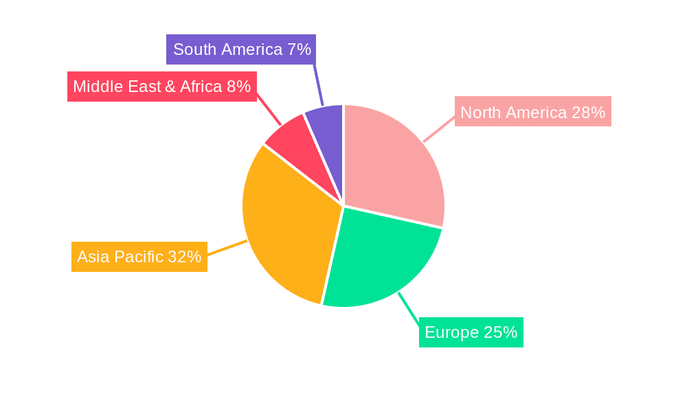 Aircraft Rescue and Fire Fighting Vehicle Market Share by Region - Global Geographic Distribution