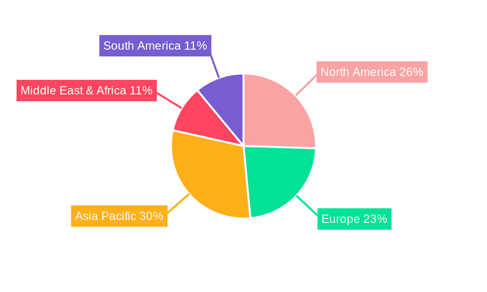 Aluminum Cylinders Market Share by Region - Global Geographic Distribution