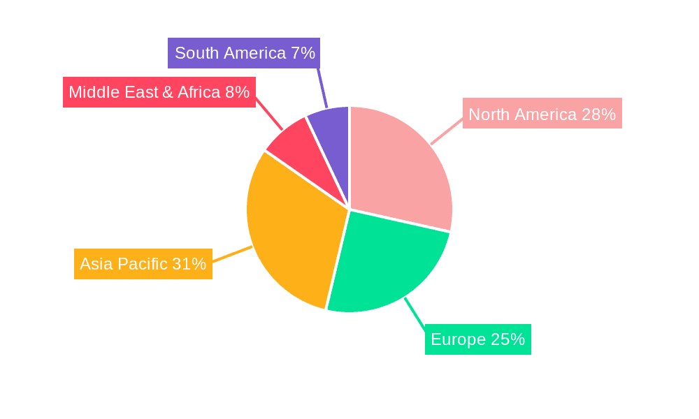 Anti-corrosion Tape Market Share by Region - Global Geographic Distribution