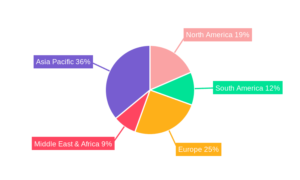 Bacterial Diagnostics in Aquaculture Market Share by Region - Global Geographic Distribution