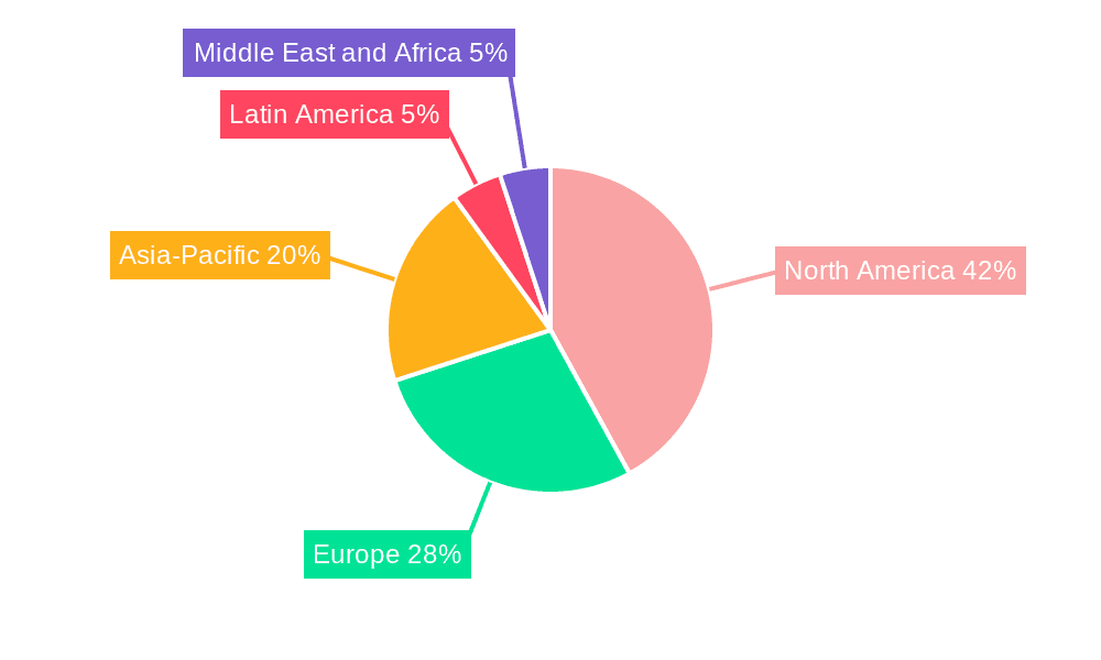 Cone Rod Dystrophy Market Market Share by Region - Global Geographic Distribution