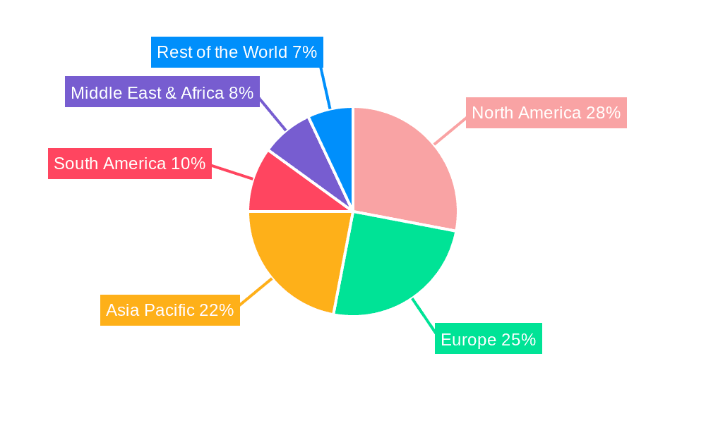Ertapenem Sodium for Injection Market Share by Region - Global Geographic Distribution