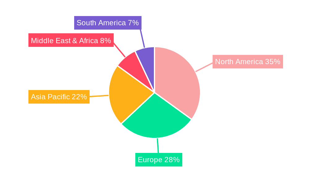Interior Stain Market Share by Region - Global Geographic Distribution