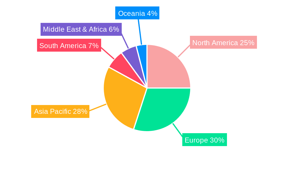 Recycled Plastic Pallet Market Share by Region - Global Geographic Distribution