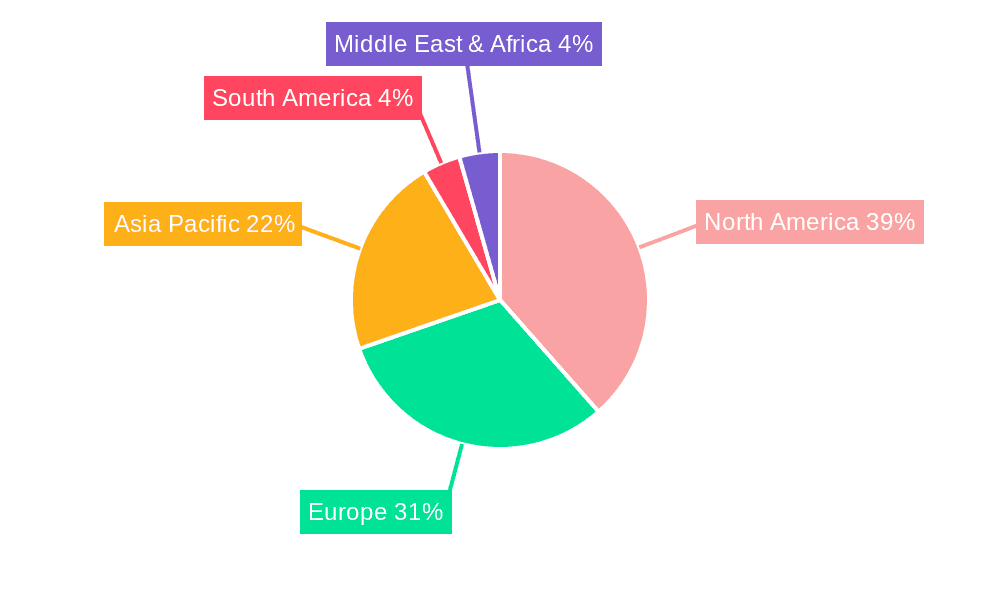 Viral Vector Manufacturing Services Market Share by Region - Global Geographic Distribution