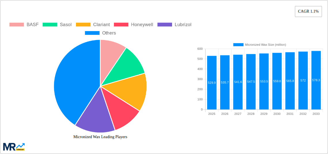 Micronized Wax Research Report - Market Overview and Key Insights