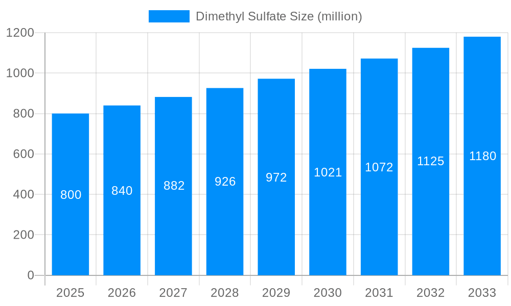 Dimethyl Sulfate Market Size and Forecast (2024-2030)