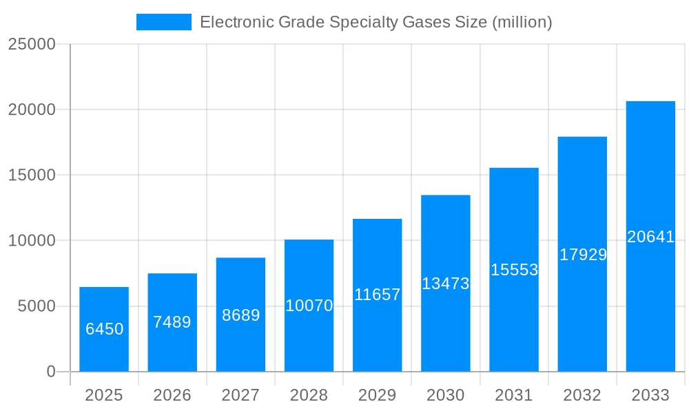 Electronic Grade Specialty Gases Market Size and Forecast (2024-2030)