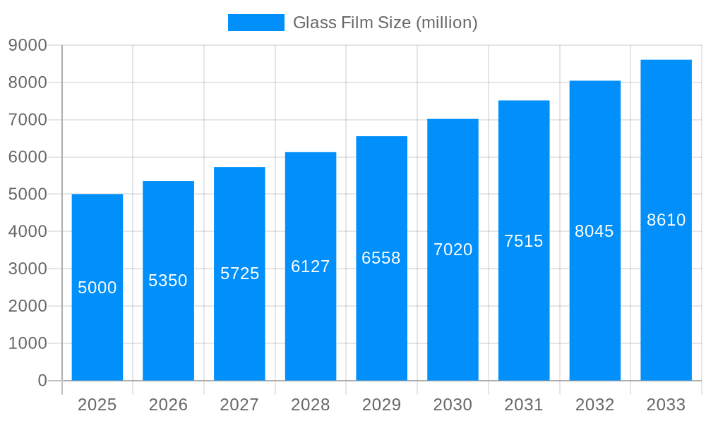 Glass Film Market Size and Forecast (2024-2030)