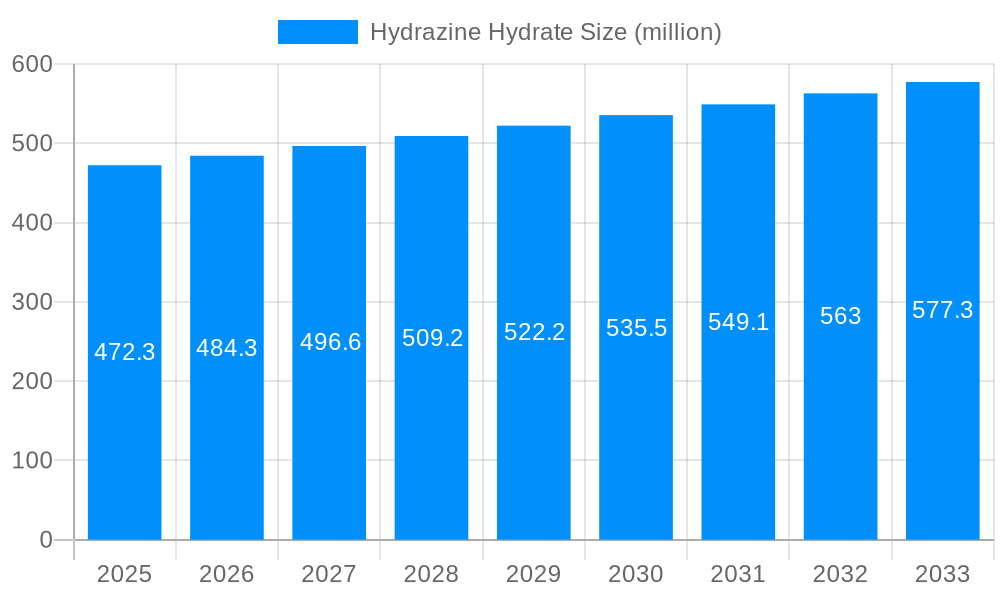 Hydrazine Hydrate Market Size and Forecast (2024-2030)