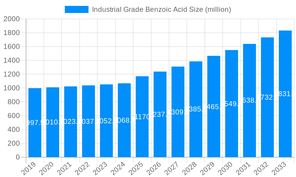 Industrial Grade Benzoic Acid Market Size and Forecast (2024-2030)
