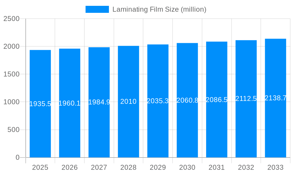 Laminating Film Market Size and Forecast (2024-2030)