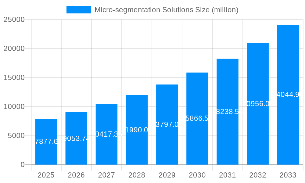Micro-segmentation Solutions Market Size and Forecast (2024-2030)
