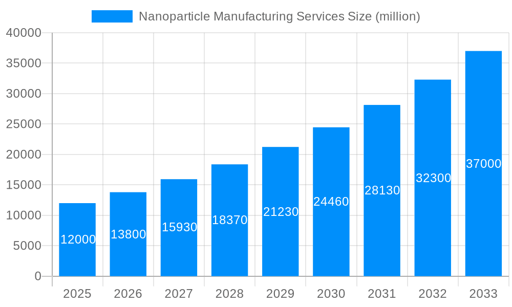 Nanoparticle Manufacturing Services Market Size and Forecast (2024-2030)