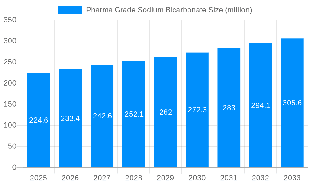Pharma Grade Sodium Bicarbonate Market Size and Forecast (2024-2030)
