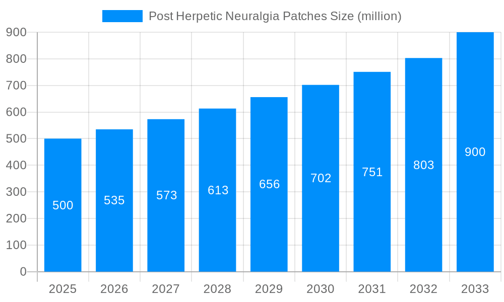 Post Herpetic Neuralgia Patches Market Size and Forecast (2024-2030)