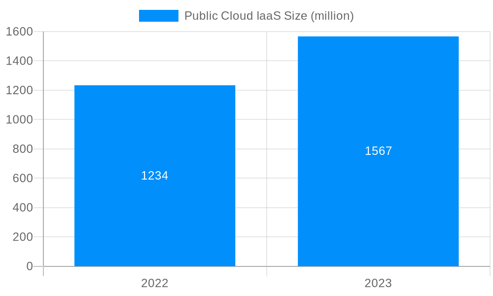 Public Cloud IaaS Market Size and Forecast (2024-2030)