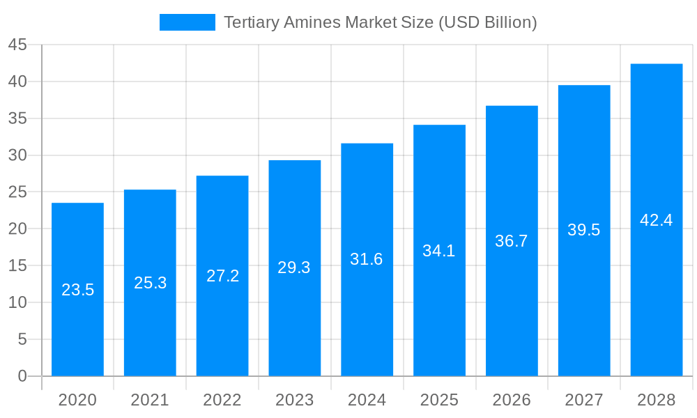 Tertiary Amines Market Market Size and Forecast (2024-2030)