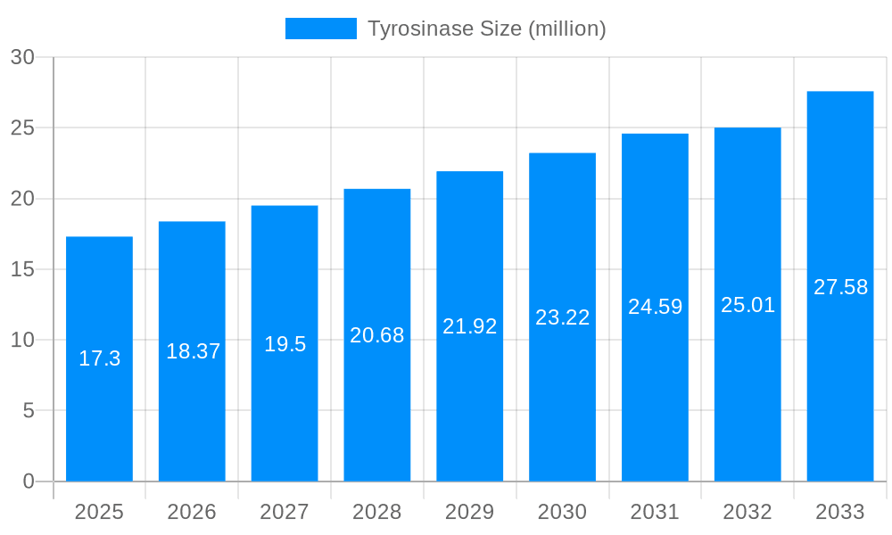 Tyrosinase Market Size and Forecast (2024-2030)