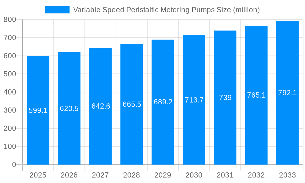 Variable Speed Peristaltic Metering Pumps Market Size and Forecast (2024-2030)