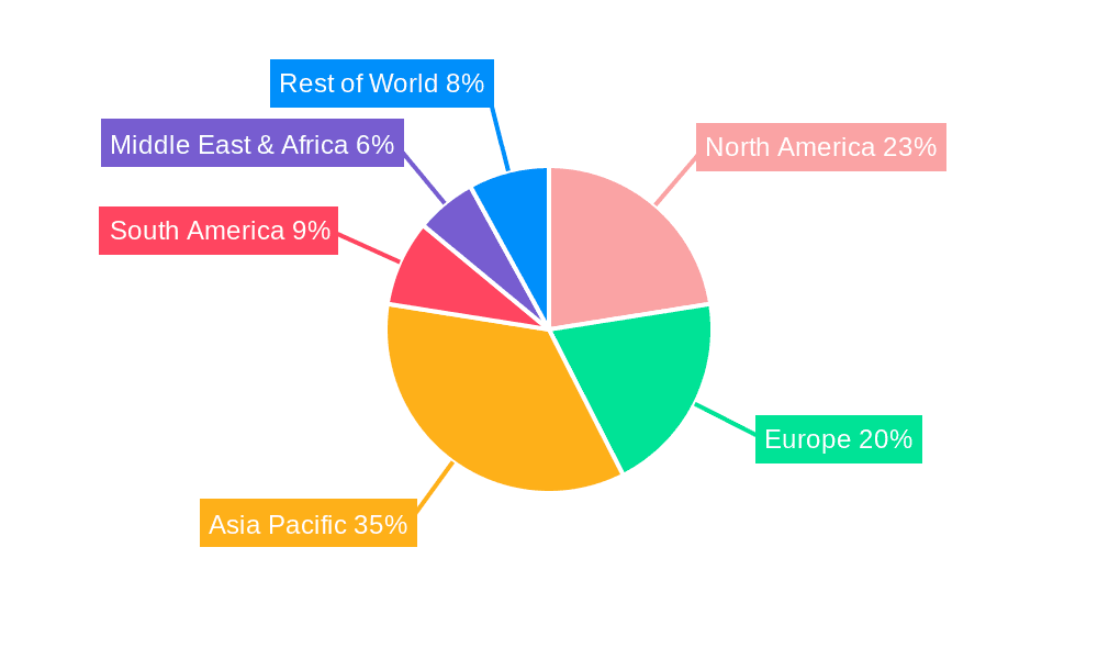 2-Hydroxy-3-trifluoromethylpyridine Market Share by Region - Global Geographic Distribution