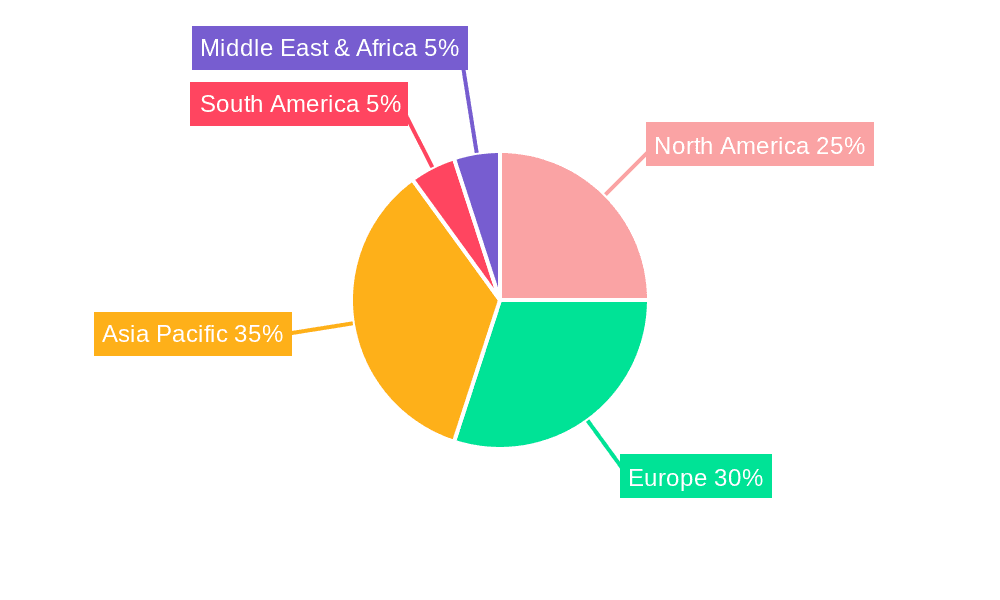 3-Methyl-1,5-pentanediol Diacrylate Market Share by Region - Global Geographic Distribution