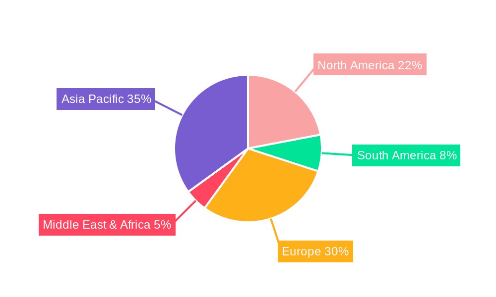 3D AR HUD Market Share by Region - Global Geographic Distribution
