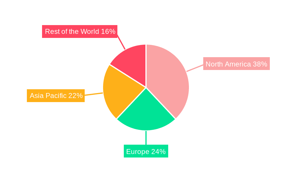 5G IoT Market Market Share by Region - Global Geographic Distribution