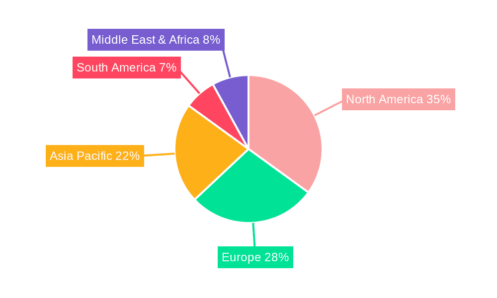 ACTH ELISA Test Kit Market Share by Region - Global Geographic Distribution