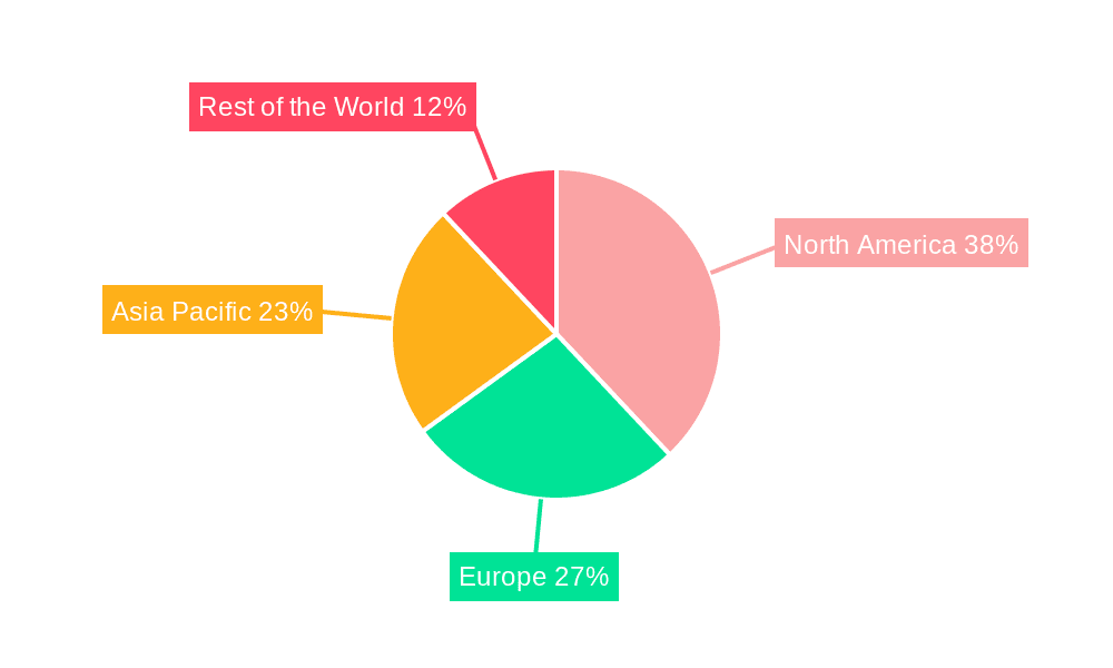 AI Training Dataset Market Market Share by Region - Global Geographic Distribution