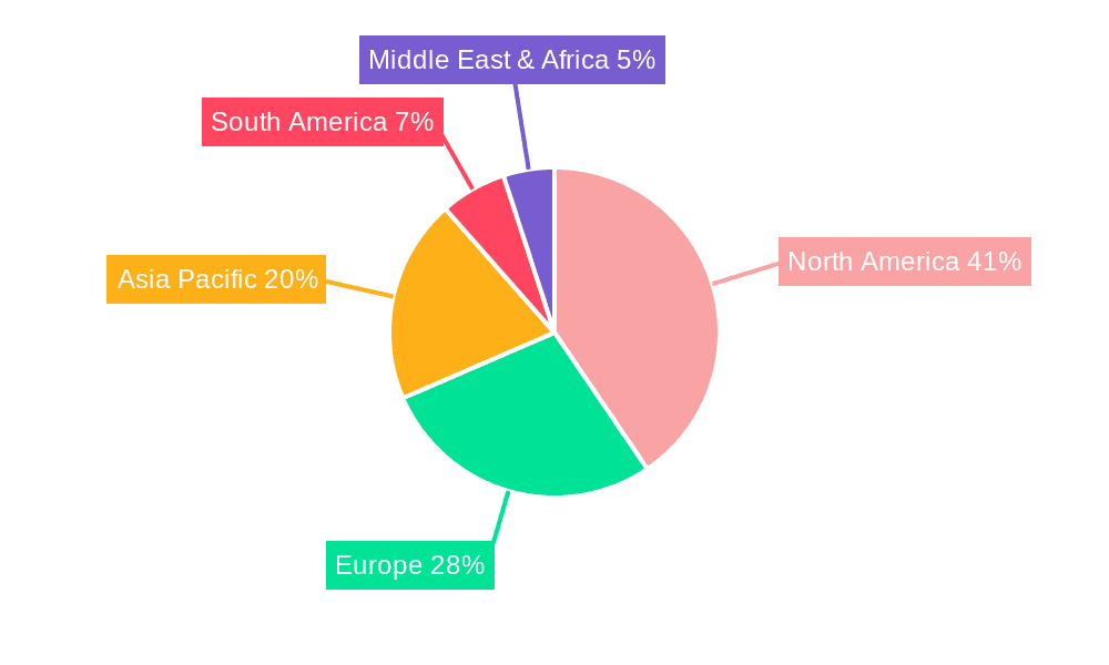Abdominal Aortic Aneurysm Treatment Market Share by Region - Global Geographic Distribution
