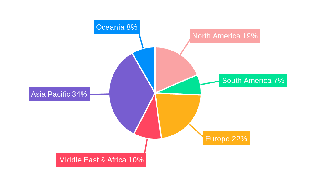 Abrasion Resistant Carbon Steel Plate Market Share by Region - Global Geographic Distribution