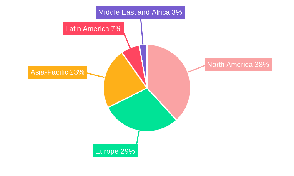 Agricultural Pheromones Market Market Share by Region - Global Geographic Distribution