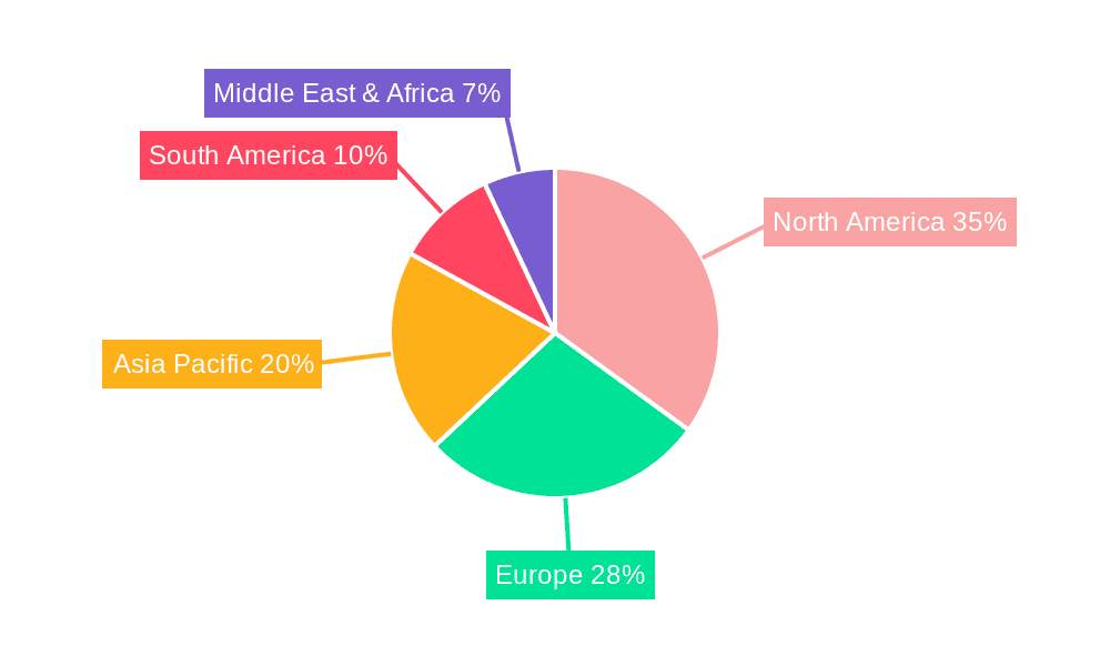 Agricultural Utility Adjuvants Market Share by Region - Global Geographic Distribution