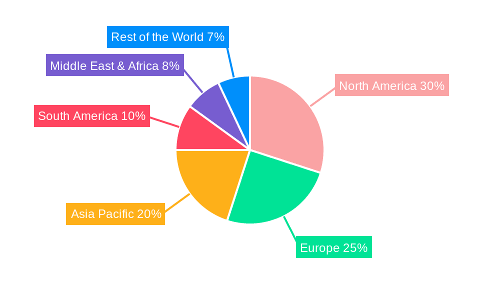 Agriculture Autonomous Robot Market Share by Region - Global Geographic Distribution