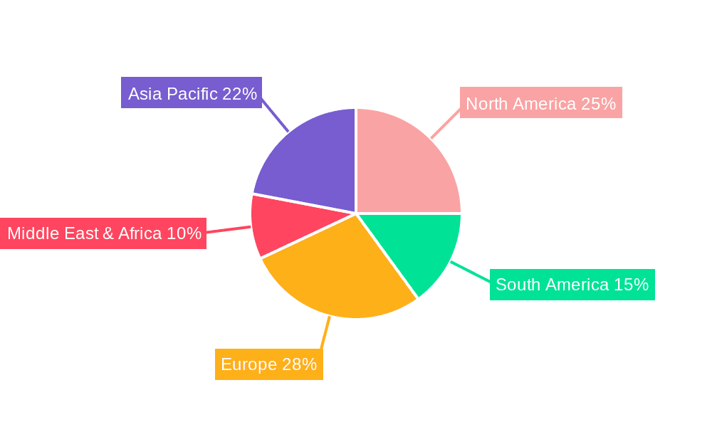 Agriculture and Farming Equipment Market Share by Region - Global Geographic Distribution