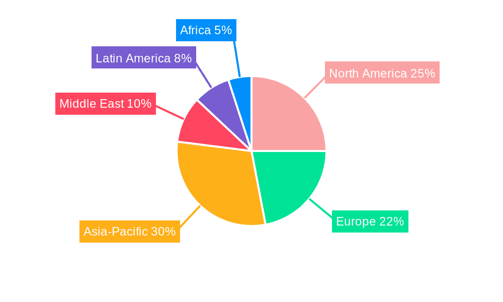 Aircraft Catering Service Market Share by Region - Global Geographic Distribution