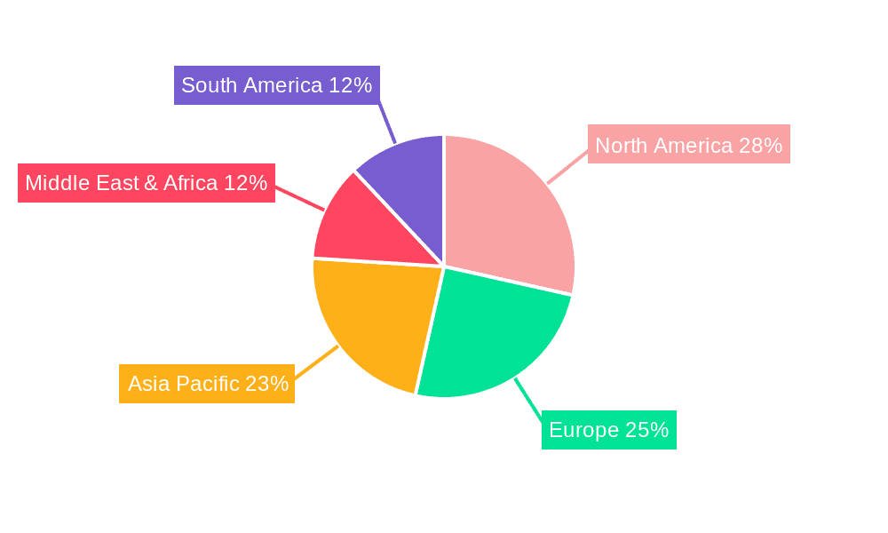Airport Facial Recognition Market Share by Region - Global Geographic Distribution