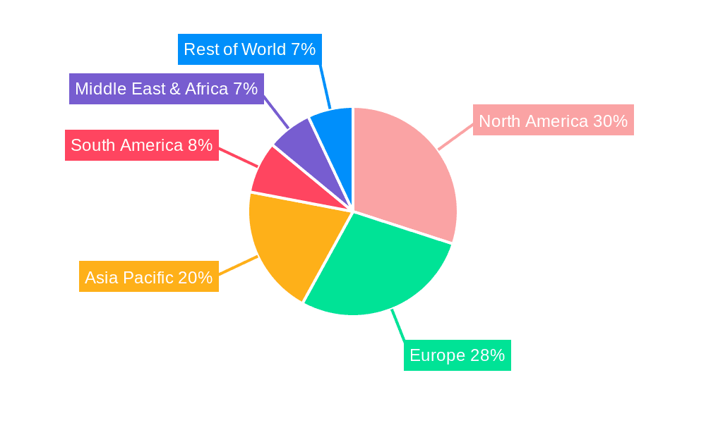 Almond Extracts and Flavors Market Share by Region - Global Geographic Distribution