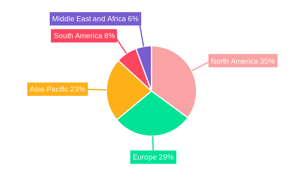Aloe Vera Extract Market Market Share by Region - Global Geographic Distribution